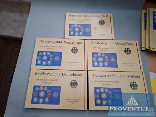 FRG coin set 1999 ADFGJ sp 64.40 DM