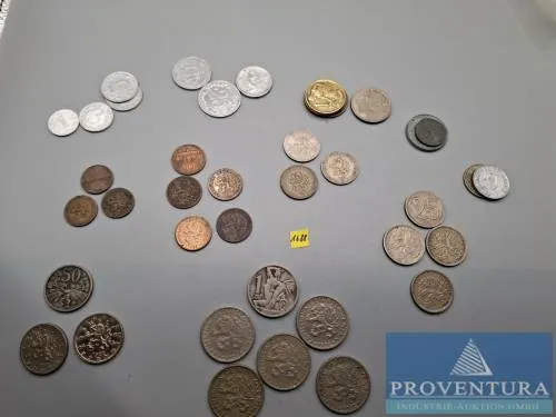 Circulation coins Czechoslovakia from 1921 3x 5 Heller 1927-1938