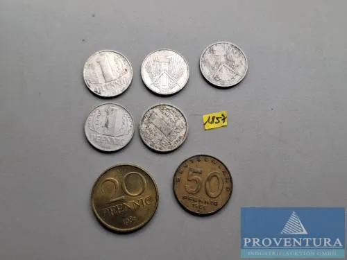 Oběžné mince NDR 50 Pfennig 1950 A