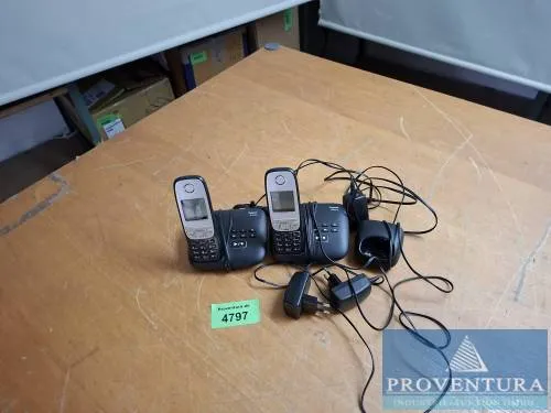 DECT-telefoons 2x GIGASET A415A, 1x extra laadstation
