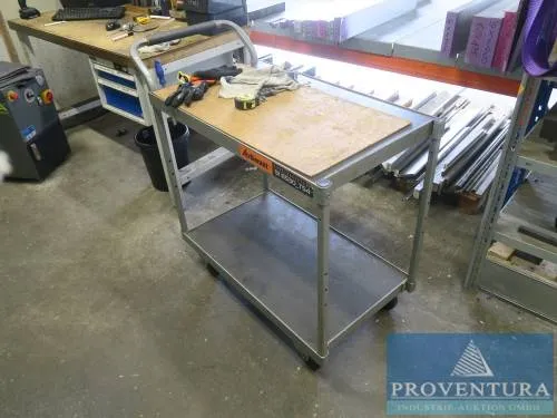 Rolwagen GARANT T54 metaal grijs ca. 50x85 cm