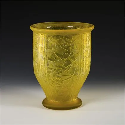 Große Art-déco-Vase. Daum