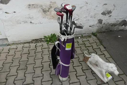 Golfschläger-Set mit Golftasche, diverse Schläger