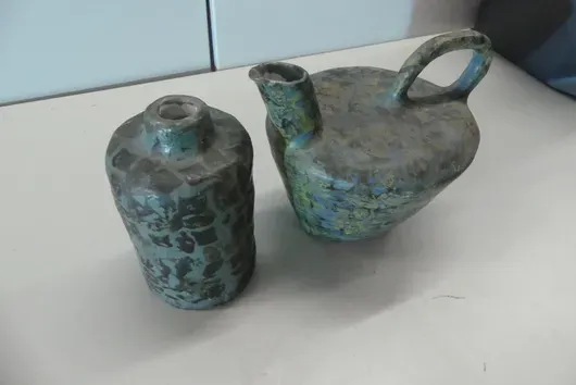 2x Vase