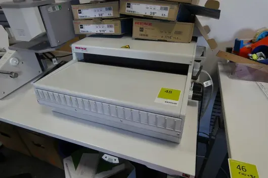 RENZ ECL 500 machine à relier pour reliures métalliques