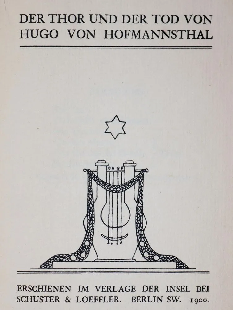 Hofmannsthal,H.v. – De dwaas en de dood