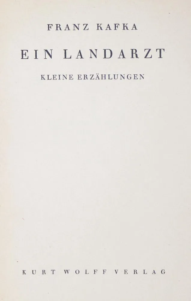 Kafka,F. – Ein Landarzt