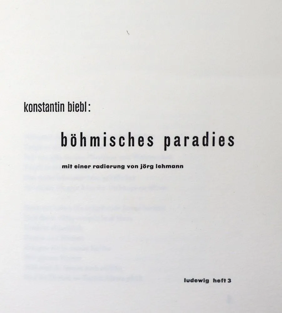 Ludewig-Verlag. – Sammlung von 5 Pressedrucken, Bln