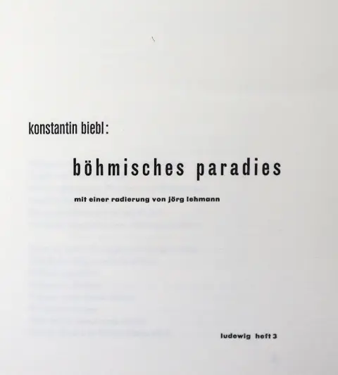 Ludewig-Verlag. – Collectie van 5 persdrukken, Bln