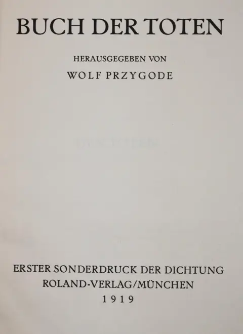 Przygode,W. (red.). – Buch der Toten