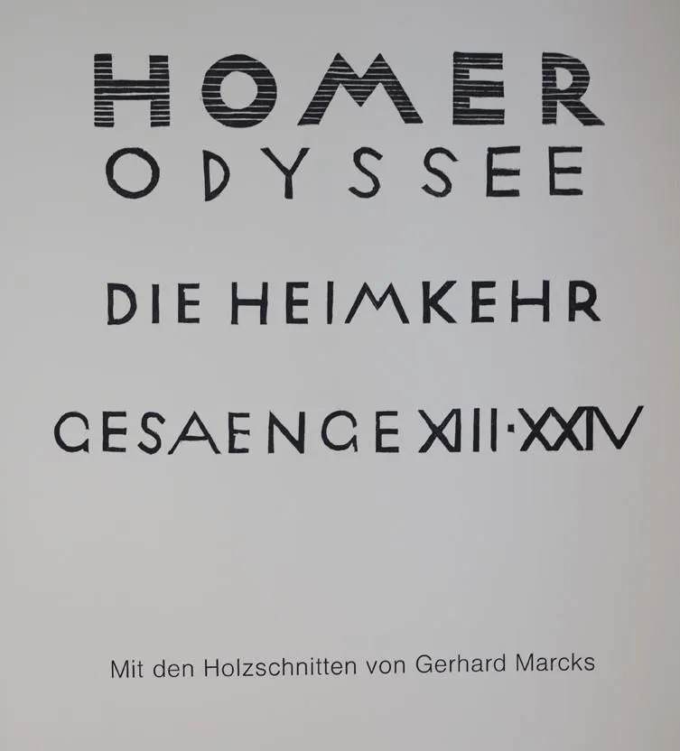 Homerus. – Odyssee