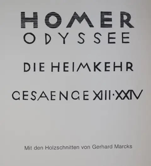 Homerus. – Odyssee