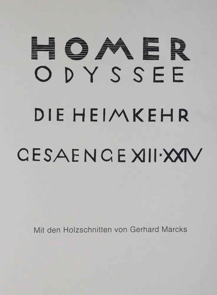 Homerus. – Odyssee