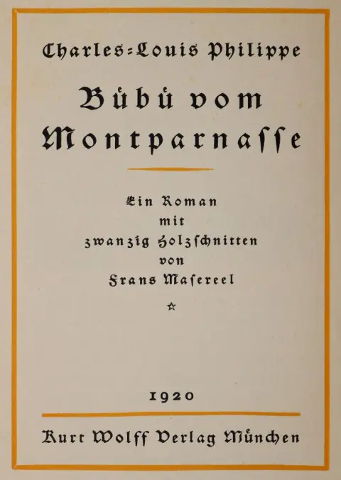 Masereel,F. – Sammlung von 6 Schriften.