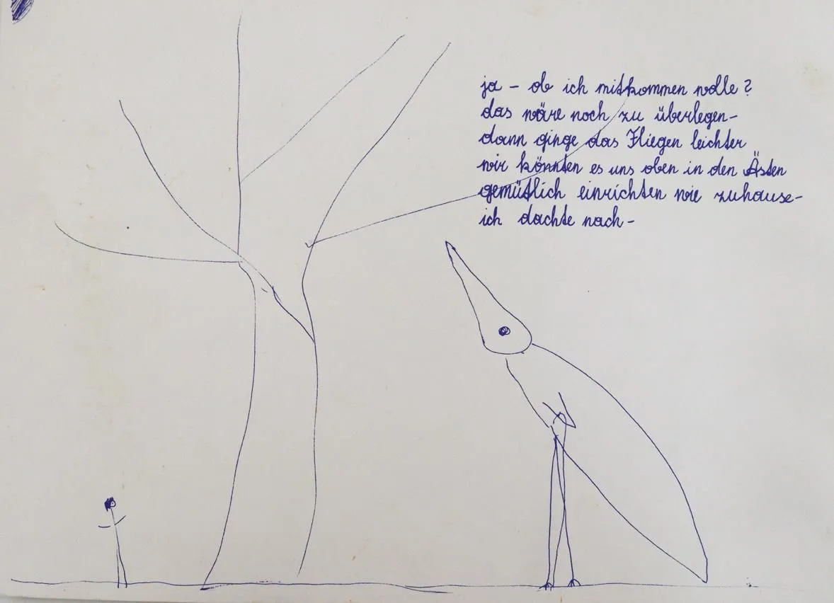 Mayröcker,F. – Ich, der Rabe und der Mond