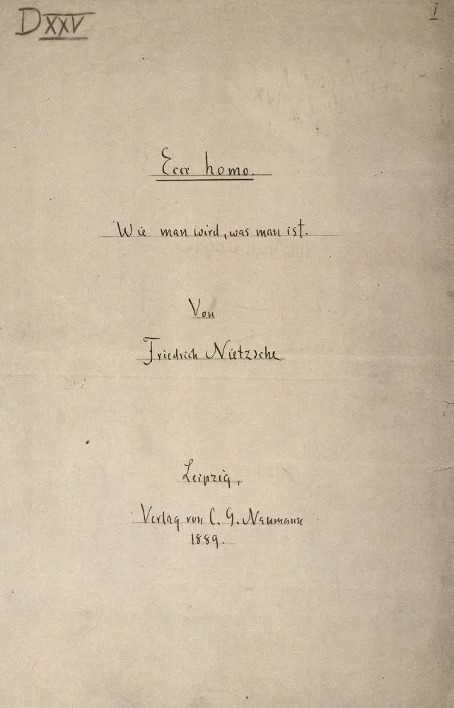 Nietzsche,F. – Ecce homo