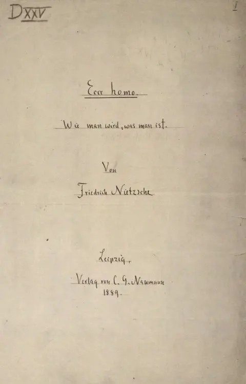 Nietzsche,F. – Ecce homo