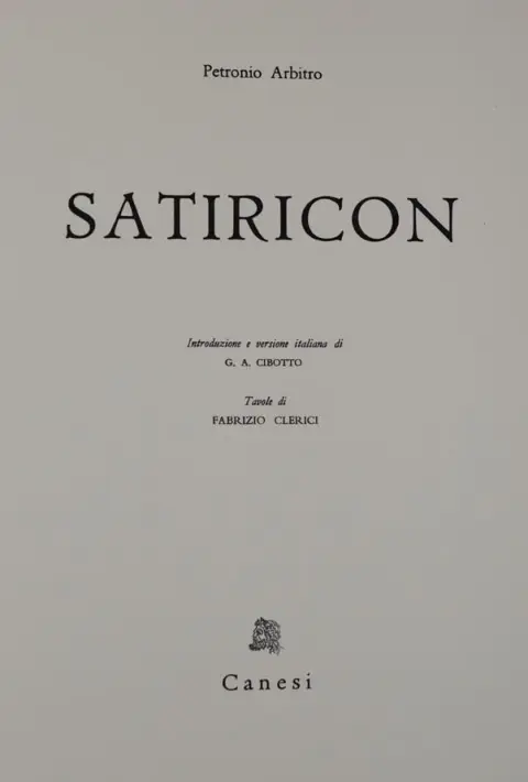 Petronius Arbiter,T. – Satiricon