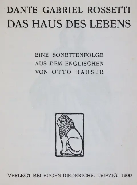Rossetti,D.G. – La Maison de la Vie