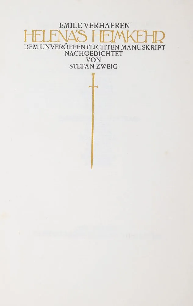 Verhaeren,E. – Helena's Heimkehr