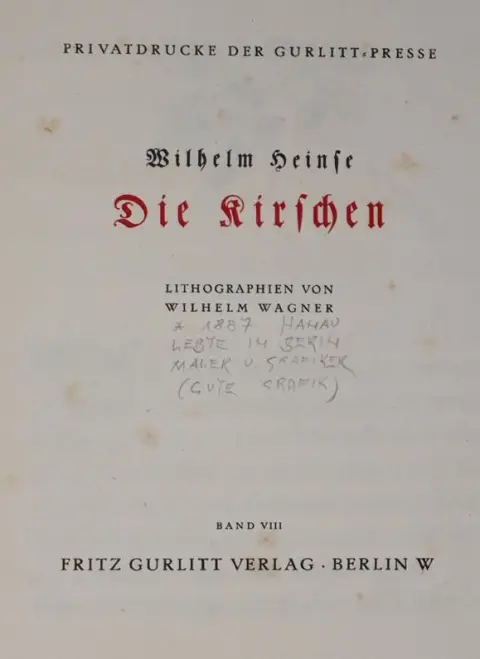 Heinse,W. – Die Kirschen