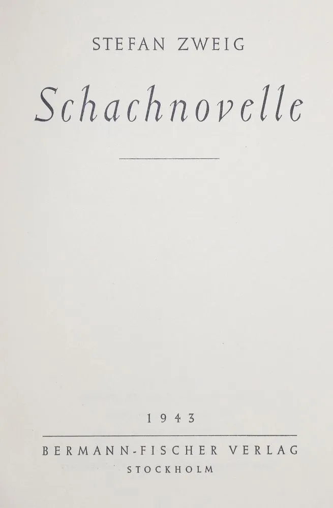 Zweig,S. – Schachnovelle