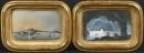 19th/20th century landscape painter – 2 gouaches, each 5.5 x 8.5 cm, "Naples" and "Blue Grotto", R;