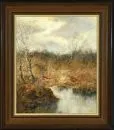 Hansung, H., 1924 Iburg – Oil/canvas, 60 x 50 cm, "Pheasants in the moor", signed lower right