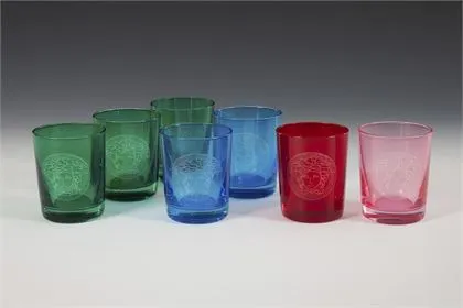 7 glazen "Medusa". Rosenthal