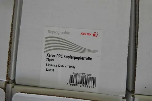 6x Xerox PPC copy paper roll