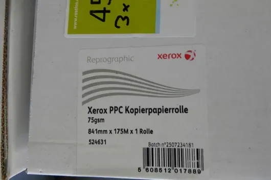 2x Xerox PPC Kopierpapierrolle