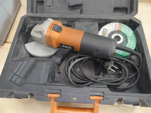 AEG angle grinder