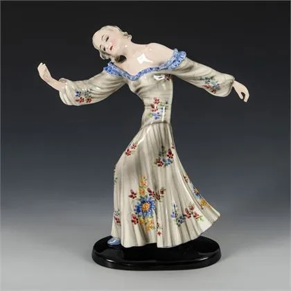Figur "Rhythmus". Wiener Manufaktur Friedrich Goldscheider
