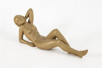 Figurine "Rêveuse". Manufacture viennoise Friedrich Goldscheider