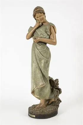 Figurka "Ist es wahr?". Wiener Manufaktur Friedrich Goldscheider