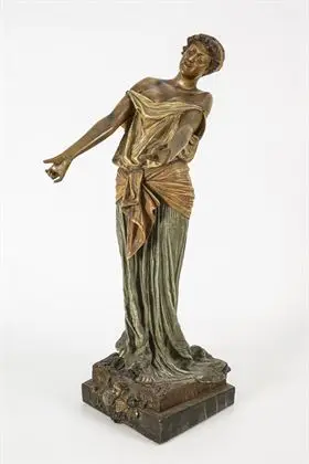 Figuur "Bacchante". Wiener Manufaktur Friedrich Goldscheider