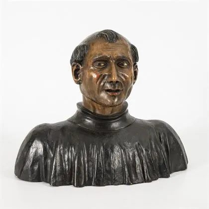 Buste van een monnik