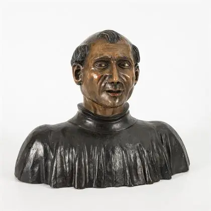 Buste van een monnik
