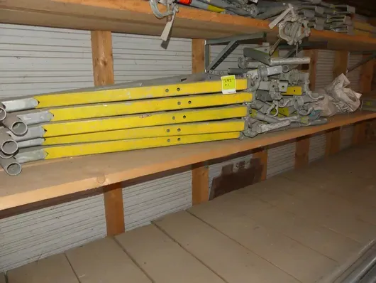 Lot of scaffolding components