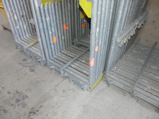 Lot of Layher scaffolding frames