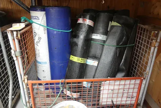 Lot of bitumen welding membranes