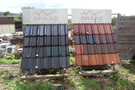 Présentoir d'échantillons tuiles Braas