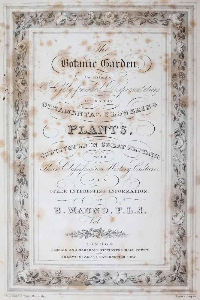 Curtis,W. – General Indexes to the Plants...