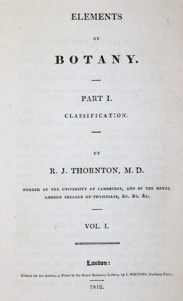 Thornton,R.J. – Základy botaniky