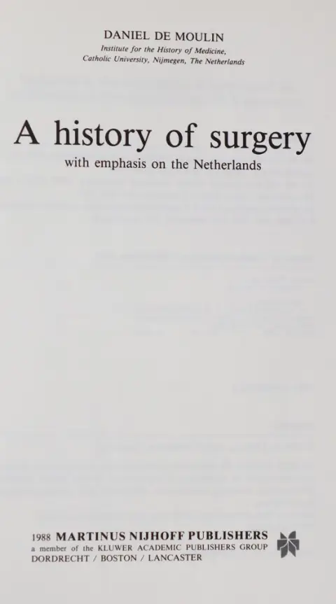 Ravitch,M.M. – A Century of Surgery, 1880-1980, A History of The American Surgical Association