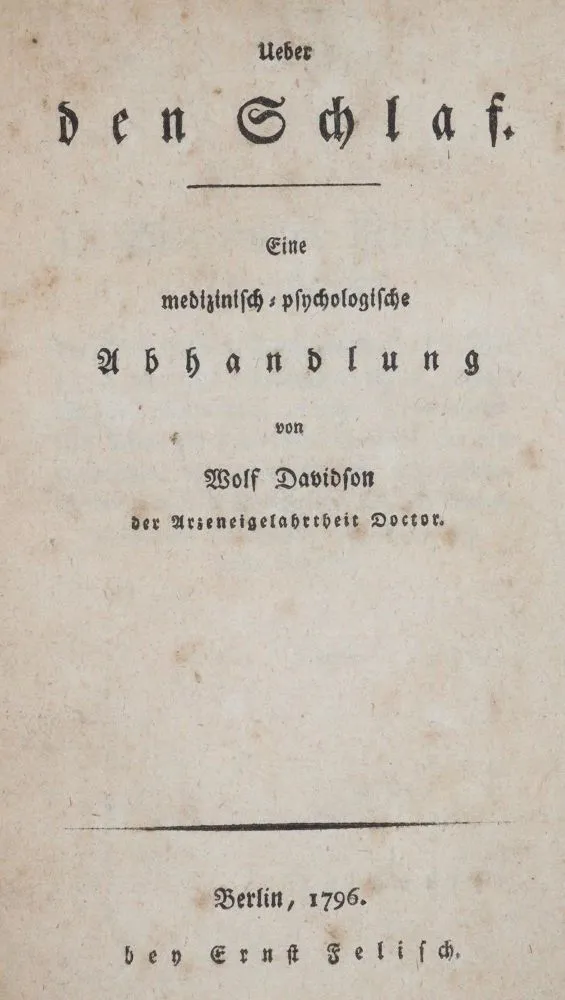 Davidson,W. – On sleep