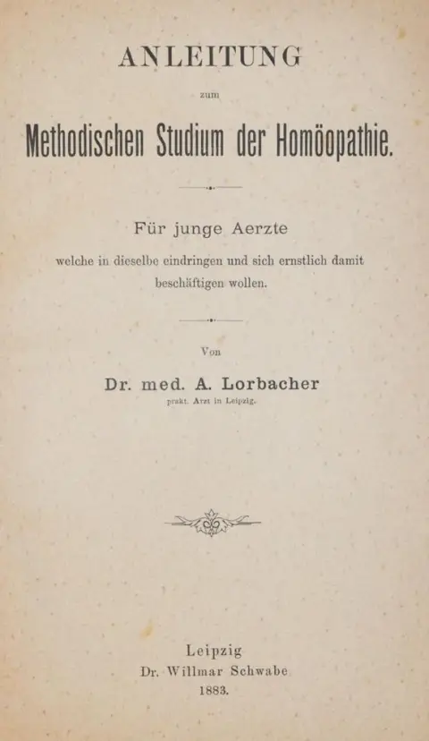 Lorbacher,A. – Handleiding voor de methodische studie van homeopathie