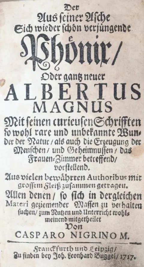 Nigrinus,C. (pseud.?). – Feniks odradzający się z popiołów, czyli całkiem nowy Albertus Magnus z jego ciekawymi