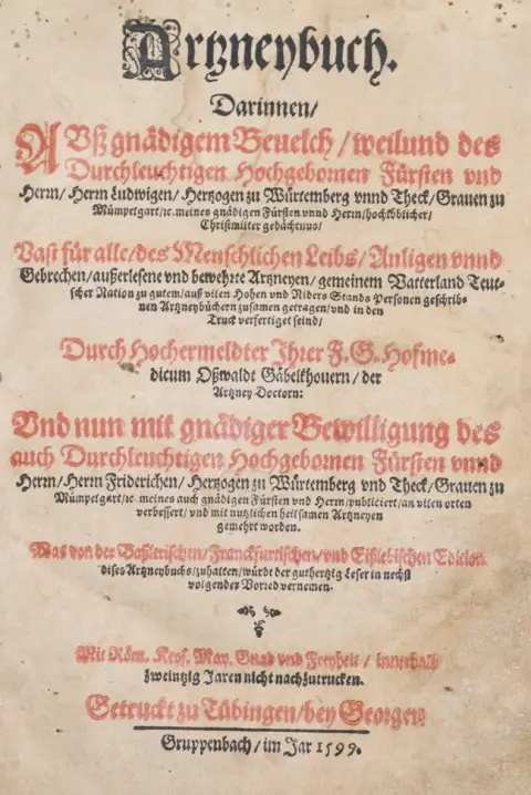 Gabelkover,O. – Artzneybuch
