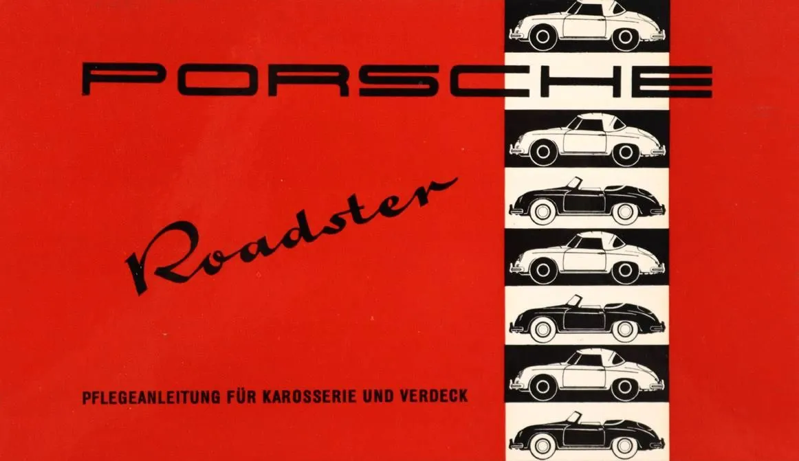 Porsche AG. – Instrukcja pielęgnacji Roadster dla nadwozia i dachu